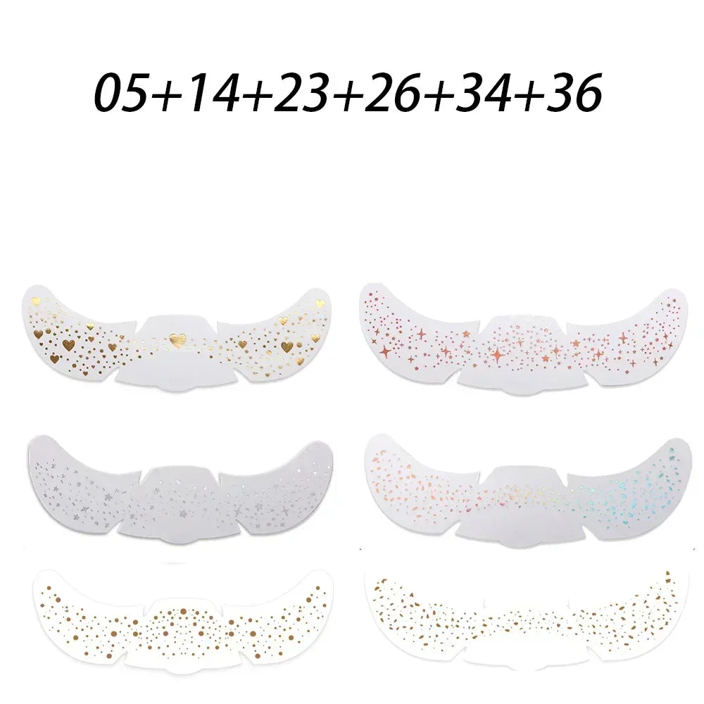 6PCS Metallic Freckles Makeup Patches