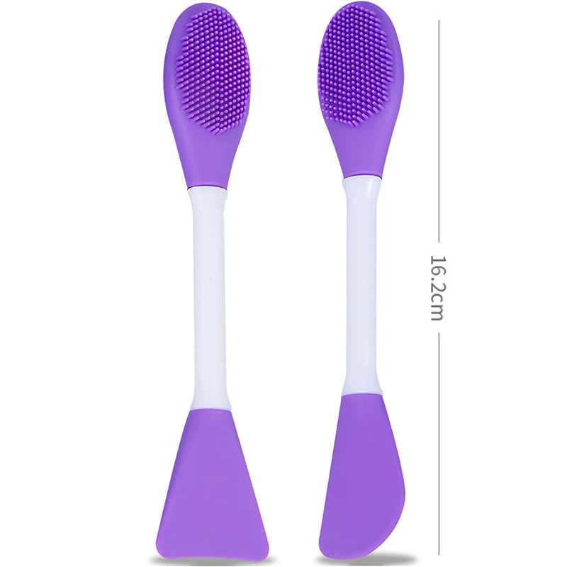 4/2pcs Silicone Facial Brush & Mask Applicator Set