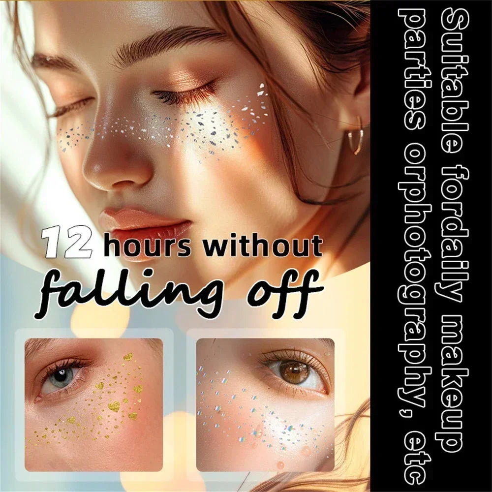 6PCS Metallic Freckles Makeup Patches