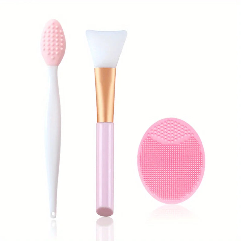 3-Pack Soft Silicone Brush