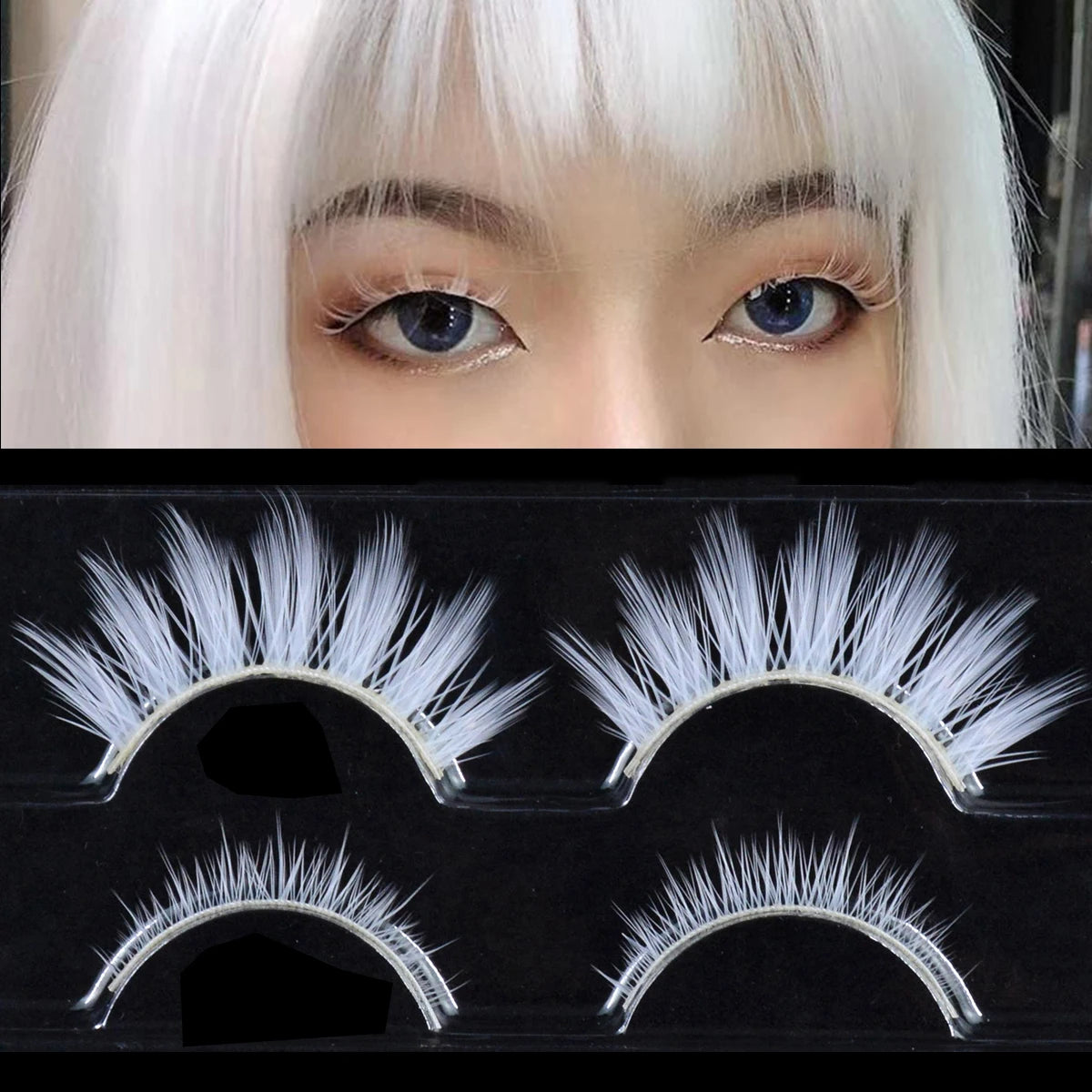 3D White Snow Lashes
