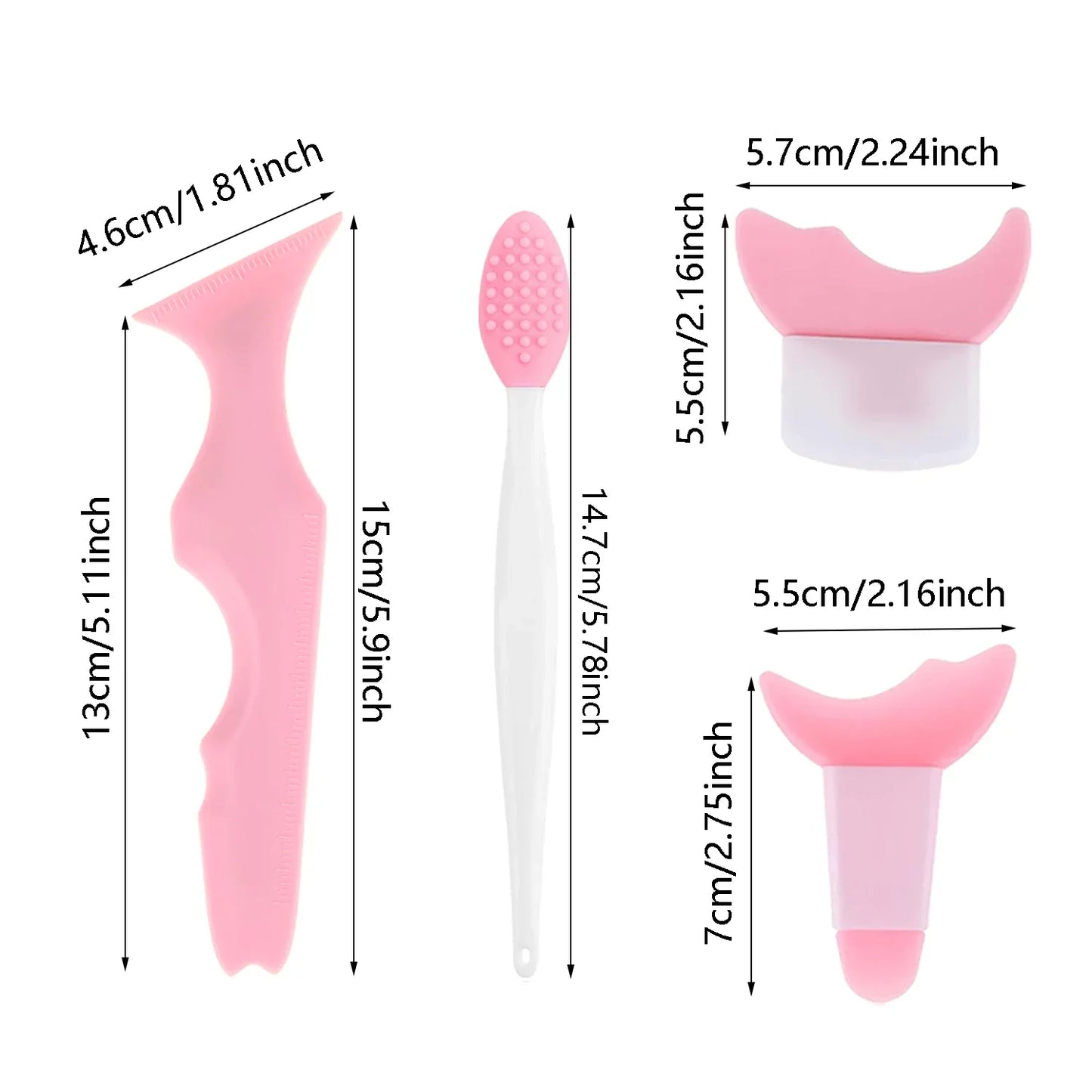 4-Piece Eye Makeup Assistance Tool Set