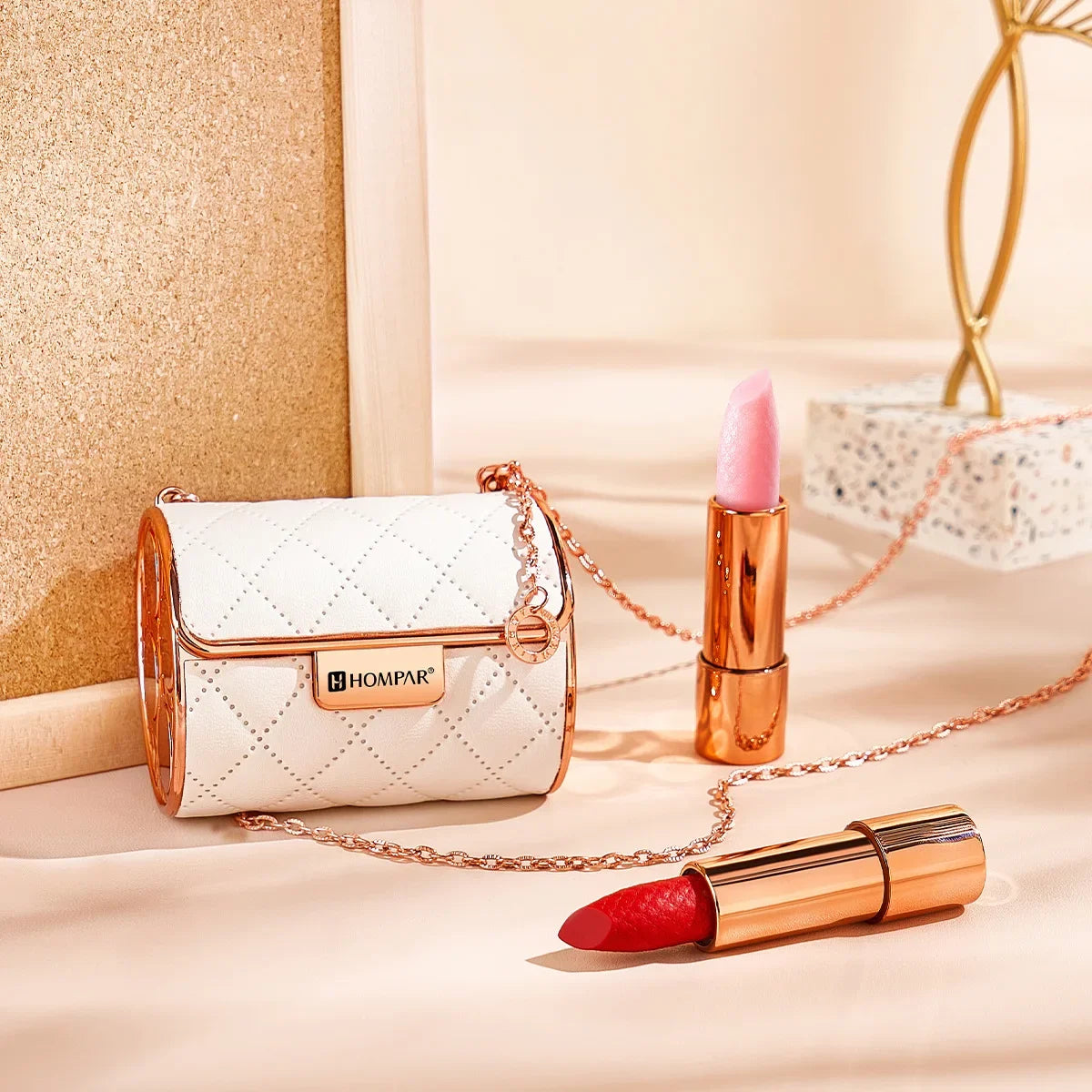 Luxury Lipstick & Mini Bag Set – Velvet Matte Finish
