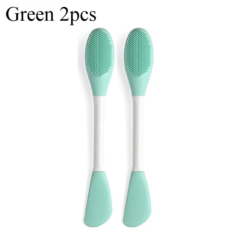 4/2pcs Silicone Facial Brush & Mask Applicator Set