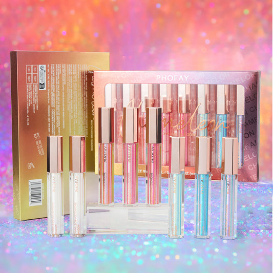 PHOFAY Chameleon Multichrome Eyeshadow Bundle – 8 Colors Set