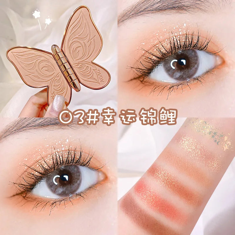 6-Color Butterfly Eyeshadow Palette