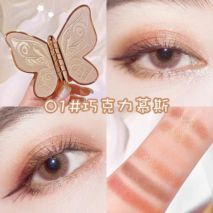 6-Color Butterfly Eyeshadow Palette