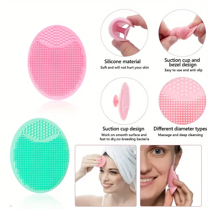 3-Pack Soft Silicone Brush