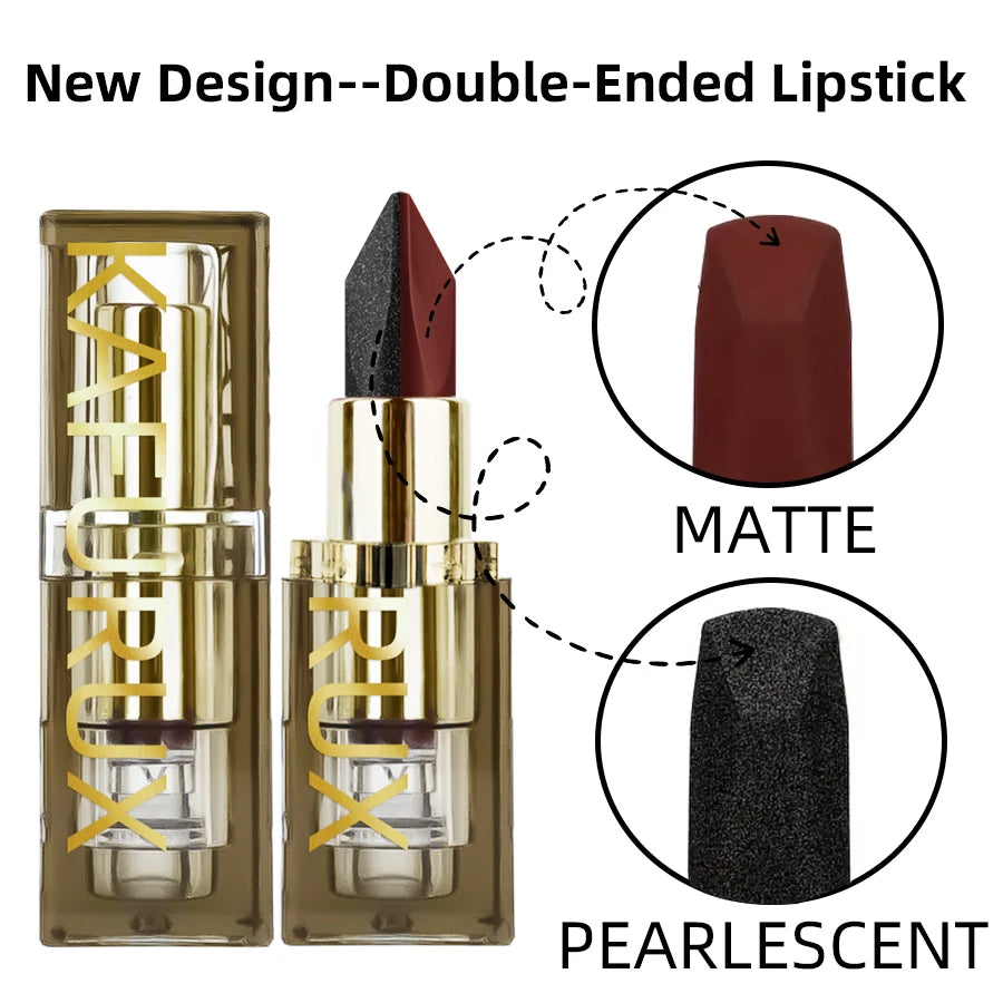 Glitter Waterproof Two-Tone Lipstick