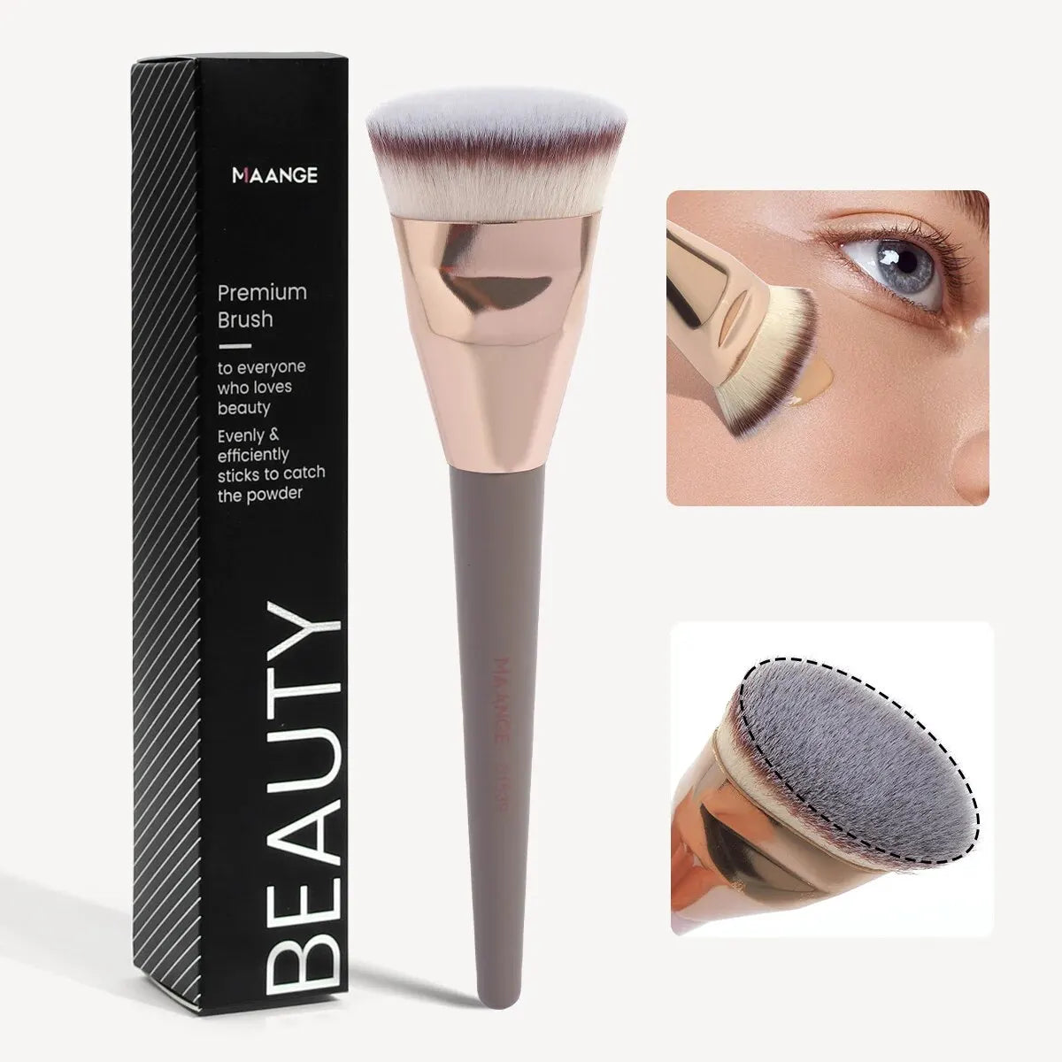 MAANGE Flat Head Foundation Brush