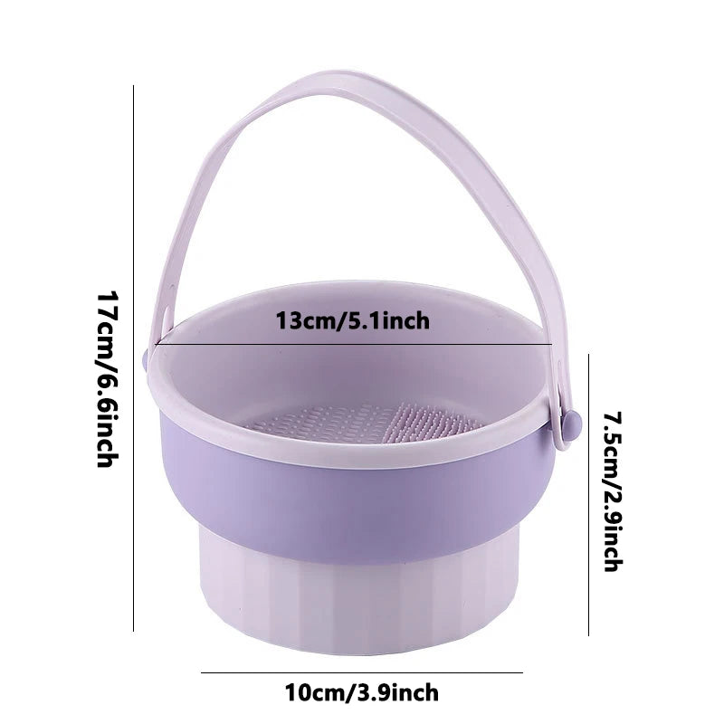 Multifunctional Silicone Makeup Brush Cleaner & Drying Holder