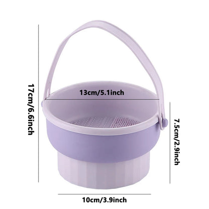Multifunctional Silicone Makeup Brush Cleaner & Drying Holder