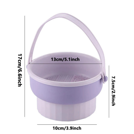Multifunctional Silicone Makeup Brush Cleaner & Drying Holder