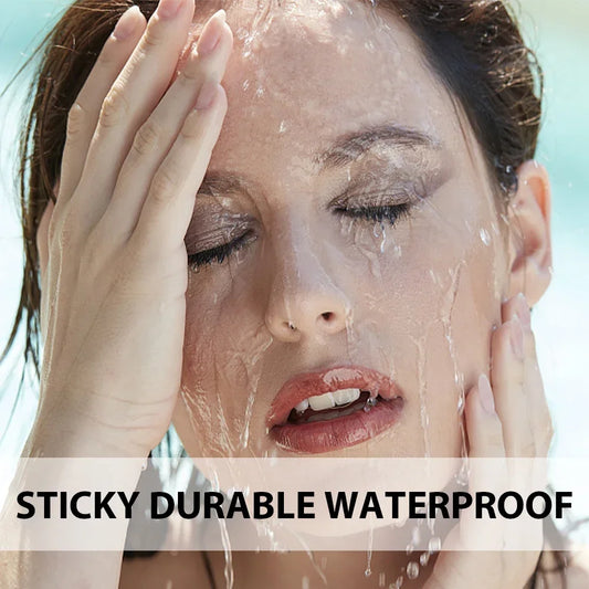 Professional Eyelash Glue - Dark Black, Waterproof & Long-Lasting