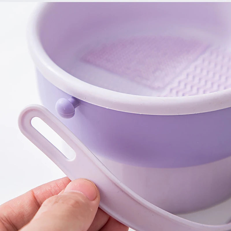 Multifunctional Silicone Makeup Brush Cleaner & Drying Holder