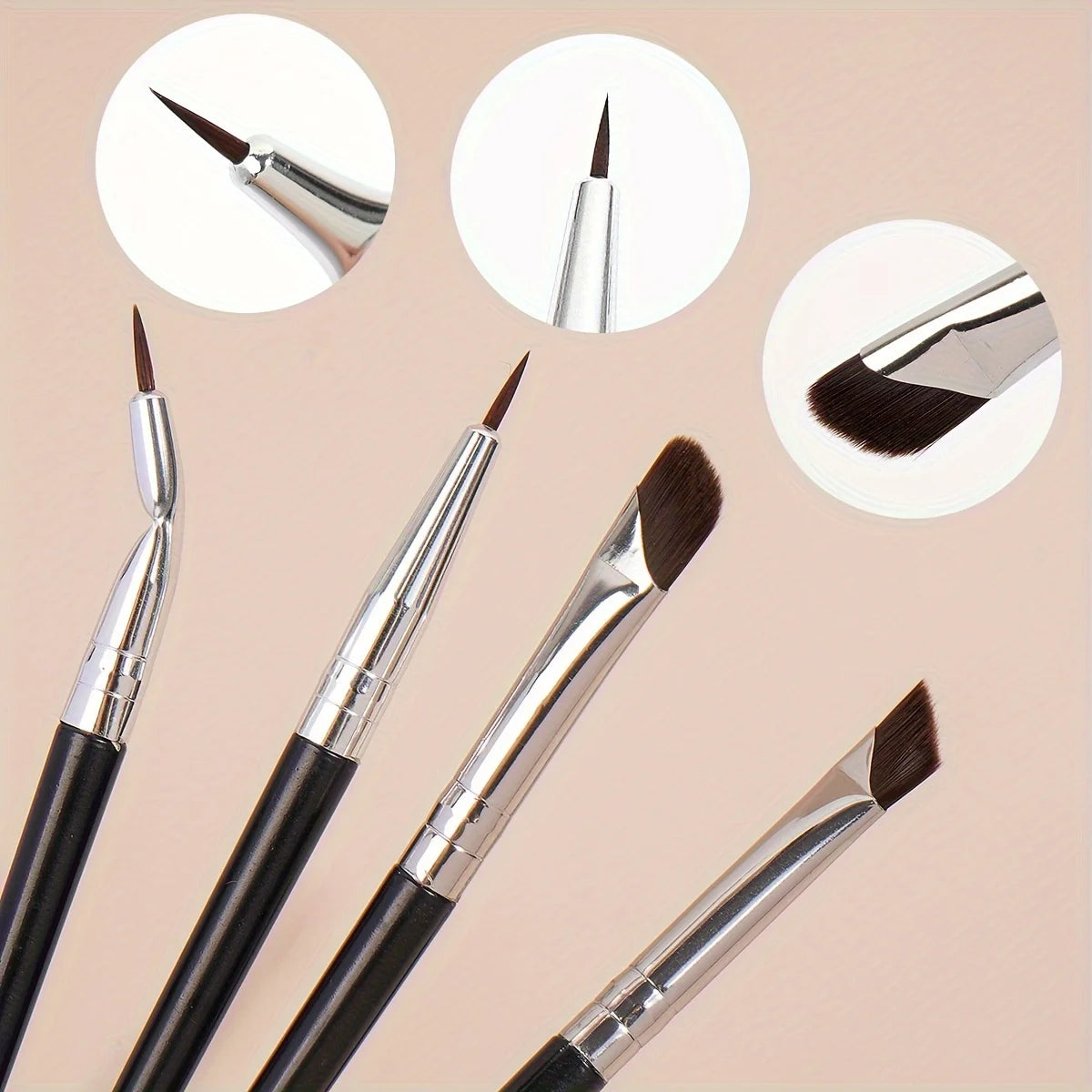 4-Piece Eye Makeup Brush Set