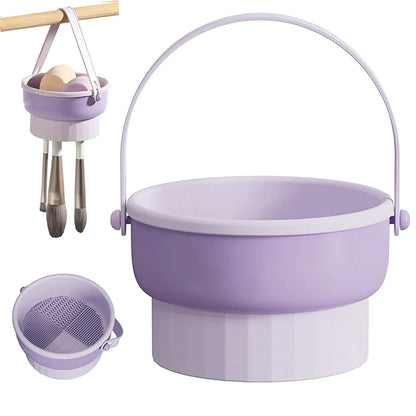 Multifunctional Silicone Makeup Brush Cleaner & Drying Holder