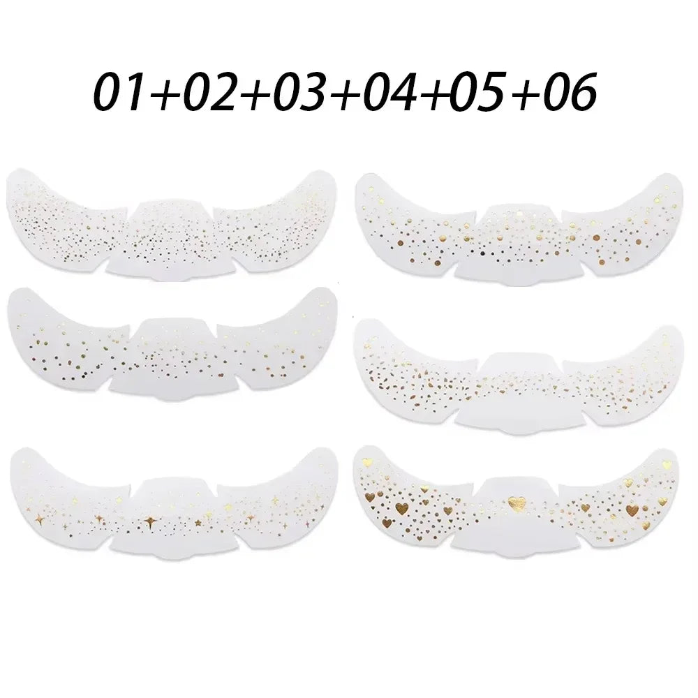 6PCS Metallic Freckles Makeup Patches