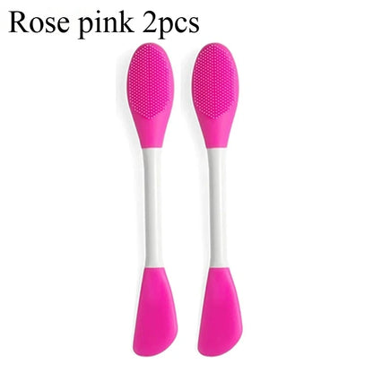 4/2pcs Silicone Facial Brush & Mask Applicator Set