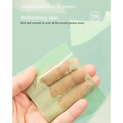 100 Pieces Fragrance Facial Oil-absorbing Paper