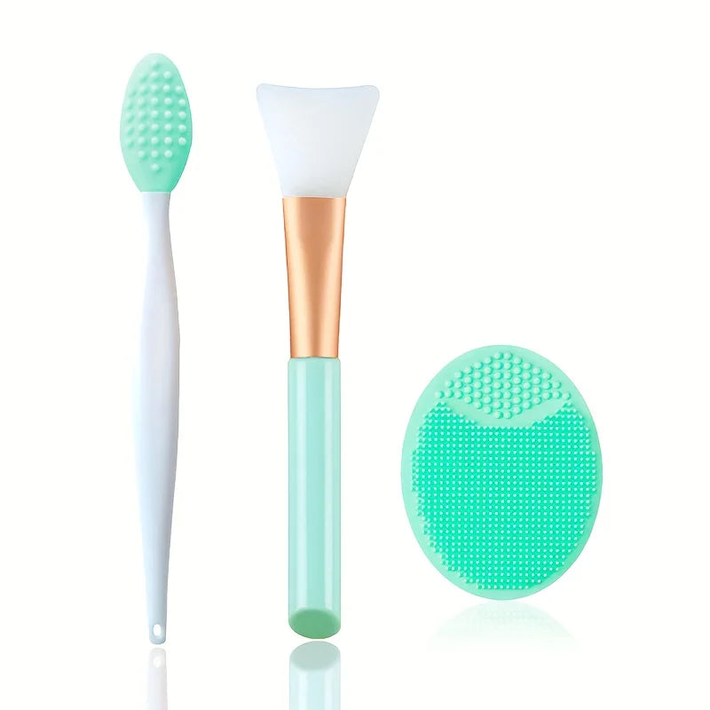 3-Pack Soft Silicone Brush