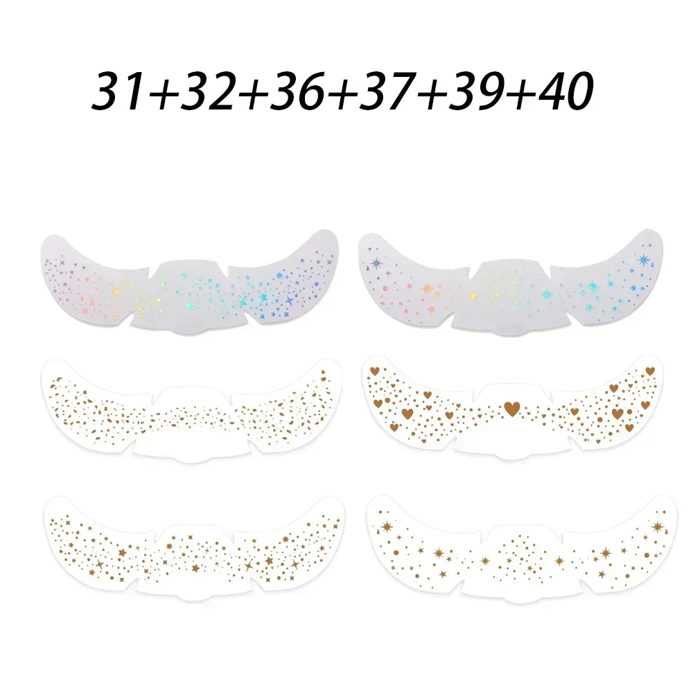 6PCS Metallic Freckles Makeup Patches