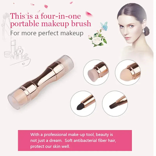 4-in-1 Multi-Functional Makeup Brush