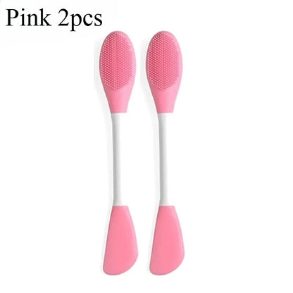 4/2pcs Silicone Facial Brush & Mask Applicator Set