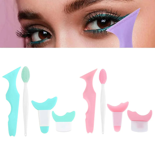 4-Piece Eye Makeup Assistance Tool Set