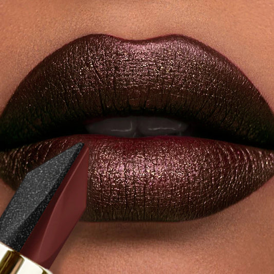 Glitter Waterproof Two-Tone Lipstick