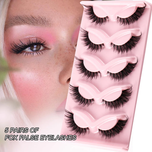 Cat Eye Lashes – 5 Pairs
