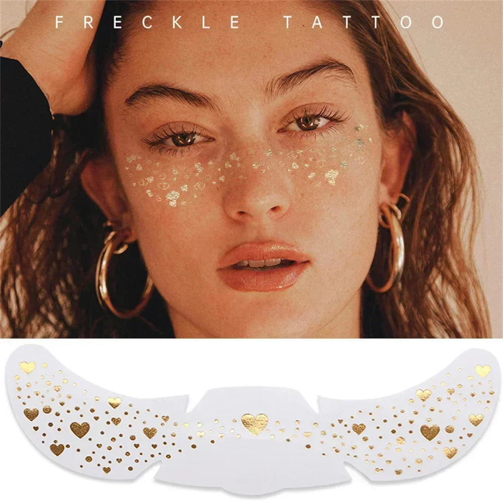 6PCS Metallic Freckles Makeup Patches