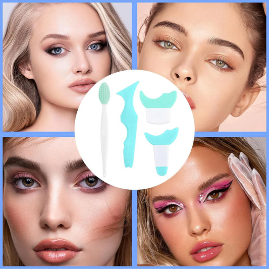 4-Piece Eye Makeup Assistance Tool Set
