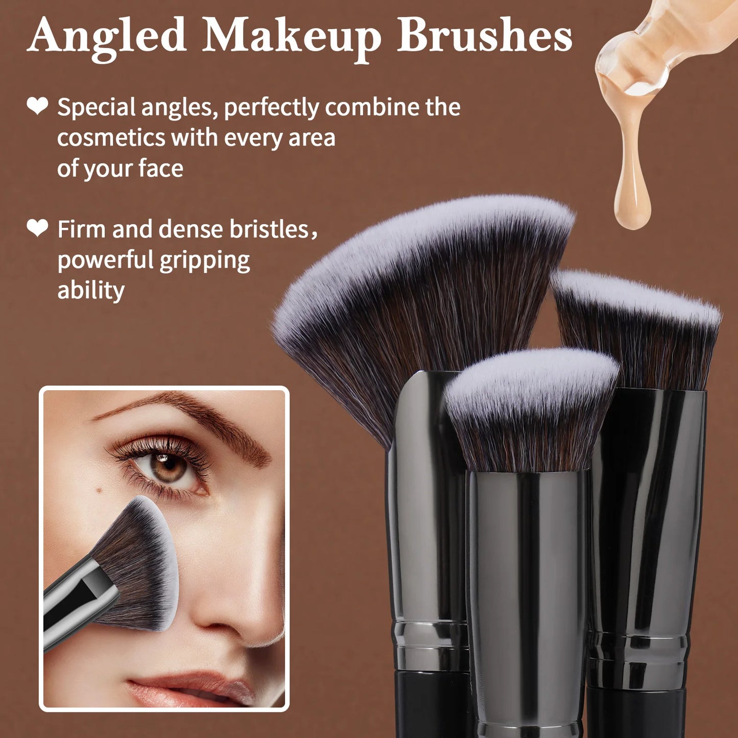 MAANGE Professional 25-Piece Makeup Brush Gift Set
