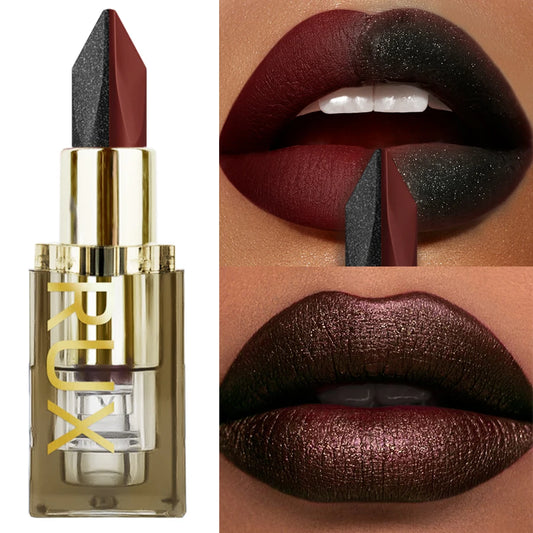 Glitter Waterproof Two-Tone Lipstick