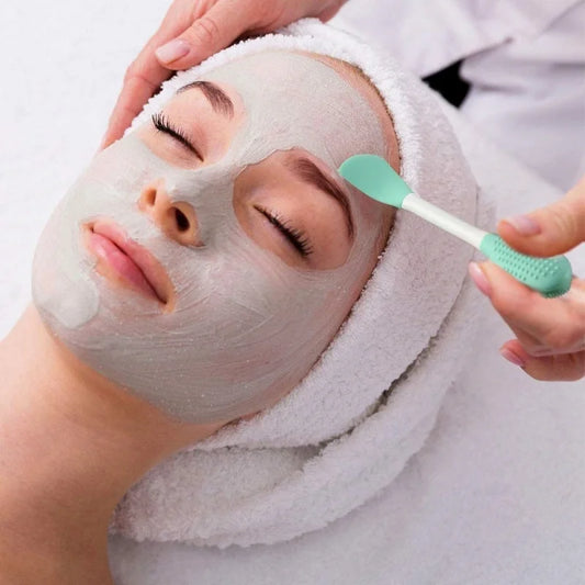 4/2pcs Silicone Facial Brush & Mask Applicator Set