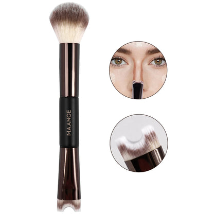 MAANGE Nose Contour U-Shaped Double-Ended Makeup Brush