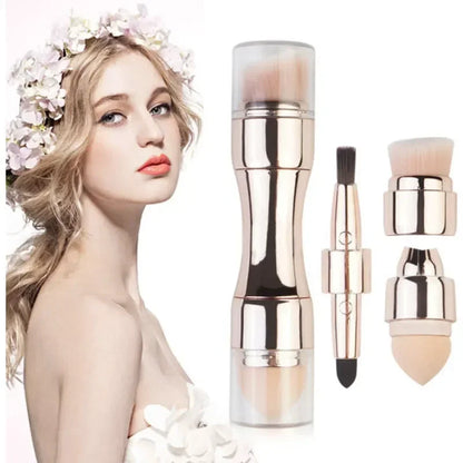 4-in-1 Multi-Functional Makeup Brush