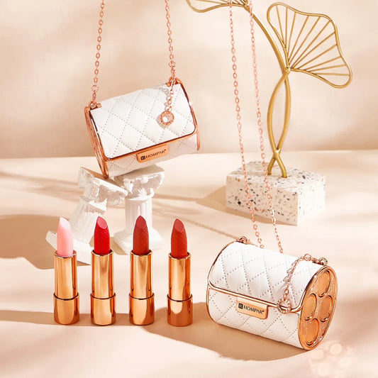 Luxury Lipstick & Mini Bag Set – Velvet Matte Finish