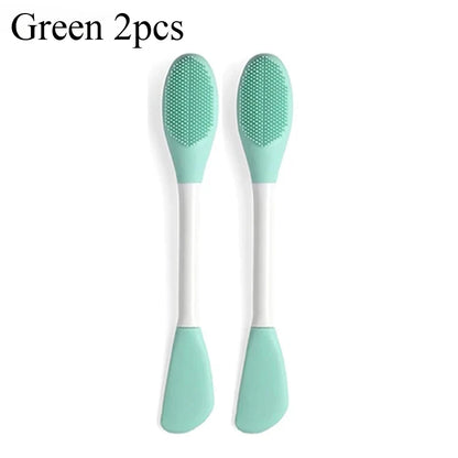 4/2pcs Silicone Facial Brush & Mask Applicator Set