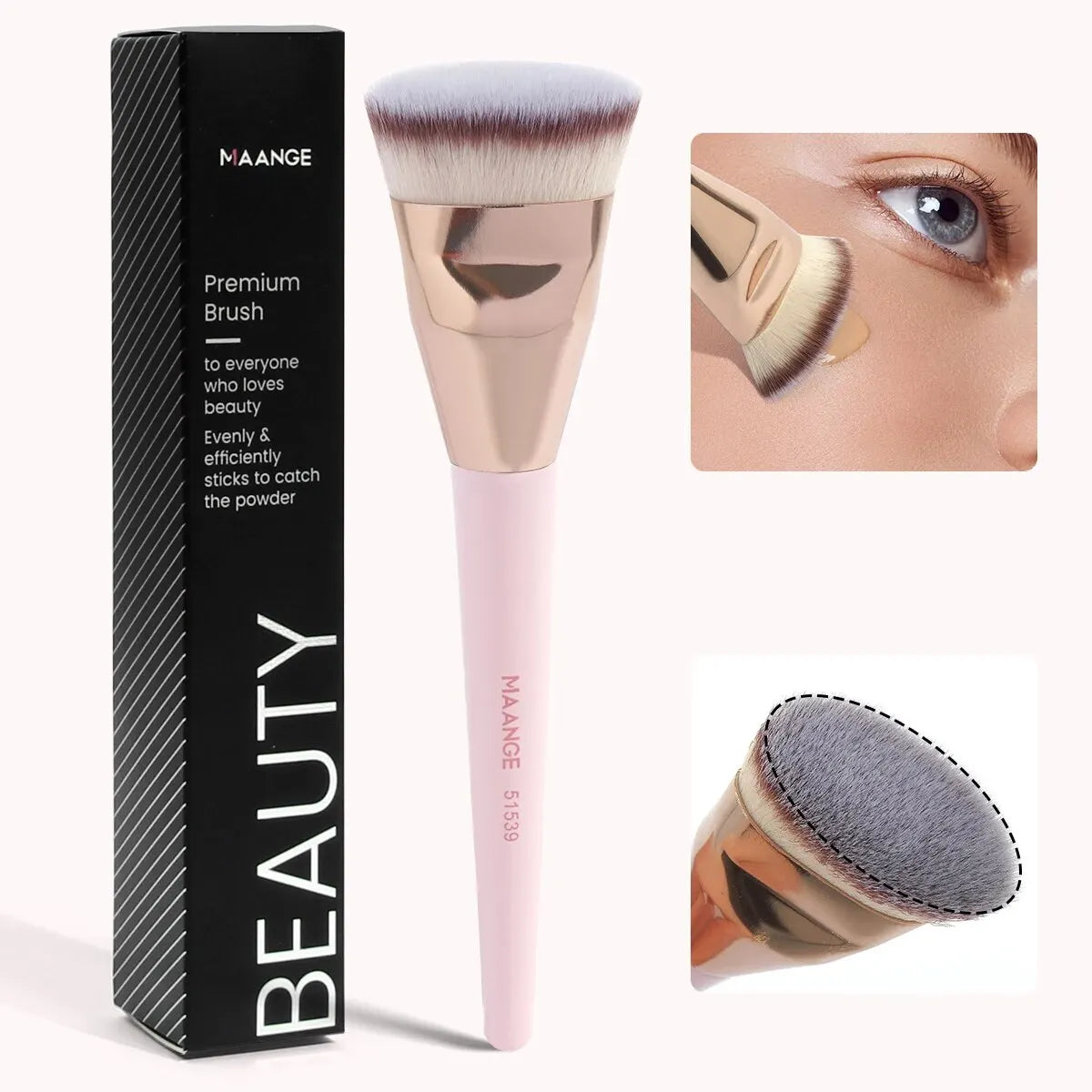 MAANGE Flat Head Foundation Brush